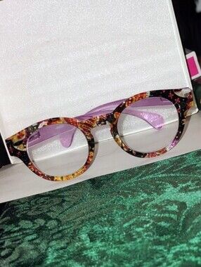 Round Frames Selene Reader Glasses + case